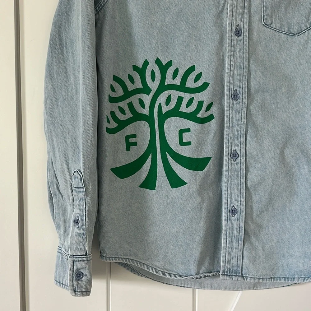 The Wild Collective Austin FC Denim Shirt